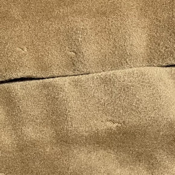 Calvin Klein Full Button Down Single Breast 100% Merino Camel Coat Women Size 6 - Picture 5 of 12